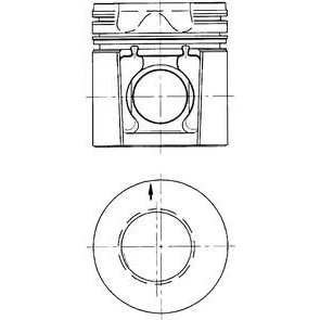Immagine di KOLBENSCHMIDT 94543960 Kit riparazione, Pistone / Canna cilindro