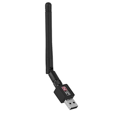 Immagine di Adattatore USB WiFi per PC, 300Mbps USB2.0 2.4 GHz Segnale Scheda di Rete Wireless Dongle ricetrasmettitore, Supporto 64/128 bit WEP, 2000 /