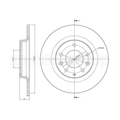 Immagine di METELLI 23 0622C Disco freno 280,0 10,0 6 70,0 pieno verniciato MAZDA: Station Wagon, MX 5 3, SW