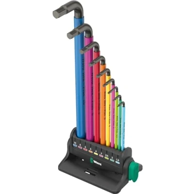 Immagine di Wera 950/9 Hex Plus Multicolour 3 brugola interna Kit di chiavi a 9 parti