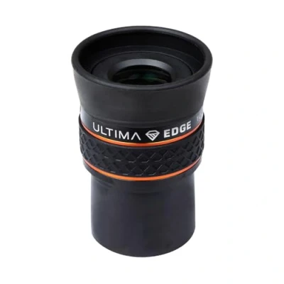 Immagine di Celestron 93450 Ultima Edge Oculare Flat Field parafocale 10mm per focheggiatori 1.25&quot; incredibilmente nitide, ottica completamente multi strato, impugnatura sagomata in gomma, Nero