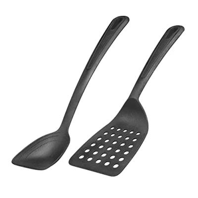 Immagine di Westmark 283722E6 Set di 2 spatole, per pentole rivestite, in plastica, gentle, colore: Nero