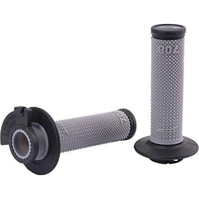 Immagine di Progrip 708 Manopole in gomma per impugnatura Lock On 1 paio D: 22/25 mm, 115 colore: Grigio