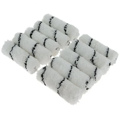Immagine di Strumenti di corallo 41400 Easy Coater Paint mini roller cover con un manico in microfibra tessuto 10,2 cm confezione da 10 pezzi, colore: Bianco (pezzi)