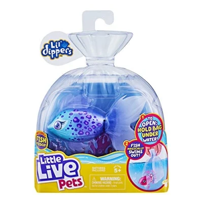 Immagine di Little Live Pets Lil&#039; Dippers Single Pack, with Wow Effect when Unpacking in Water and Interactive Feeding