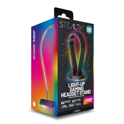 Immagine di Stealth Light Up Gaming Headset Stand, Supporto per cuffie, Nero