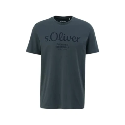 Immagine di s.Oliver Kurzarm Tshirt con stampa, Uomo, Taglia: Large, Dunkelgrau