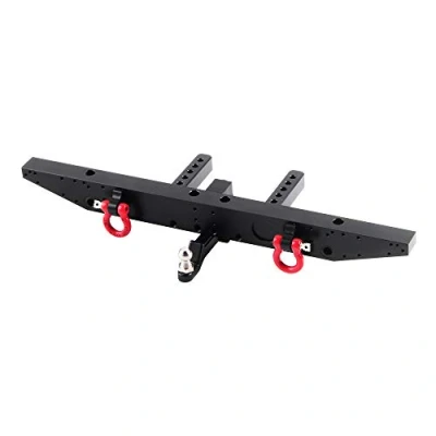 Immagine di INJORA Paraurti posteriore RC con gancio di traino in metallo per 1/10 TRAXXAS TRX 4 TRX4 Auto
