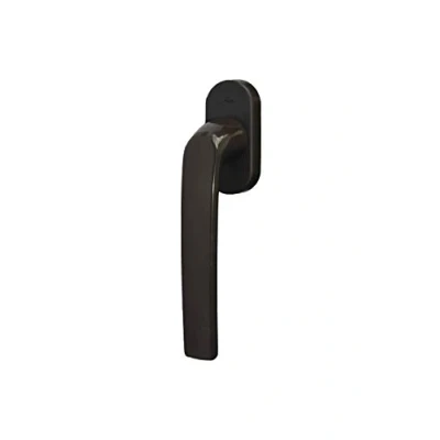 Immagine di Roto Maniglia standard Samba per microventilazione con logo, nero intenso, lunghezza perno 43 mm