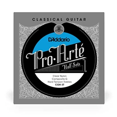 Immagine di D&#039;Addario CGH 3T Pro Arte Corde in nylon chiaro con corda Sol materiale composite per chitarra classica, metà muta, tensione alta