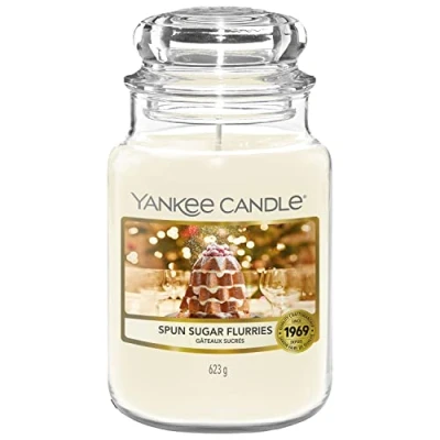 Immagine di Yankee Candle profumata, Candela in giara grande Spun Sugar Flurries, Durata: fino a 150 ore