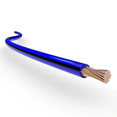 Immagine di Cavo elettrico unipolare 1.5 mm² filo per auto moto autocarro 5m o 10m selezione: (10m metri di rame, blu nero)