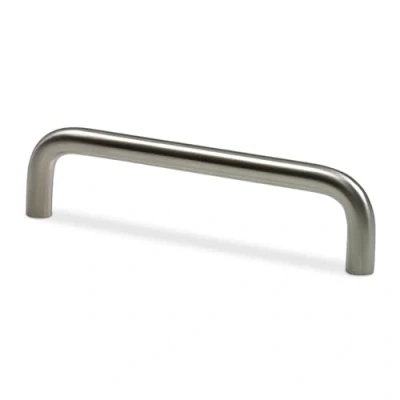 Immagine di Amig Maniglia per Mobili Acciaio Inossidabile 18/8 Design Moderno ed Elegante Facile da Installare Versatile Armadi, Cassetti e Porte, Mate, Ø10 x 128 mm,