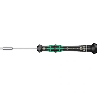 Immagine di Wera 2069 Elettronica e meccanica di precisione Cacciavite a esagono esterno Dimensione chiave (metrica): 1.8 mm Lunghezza della lama: 60