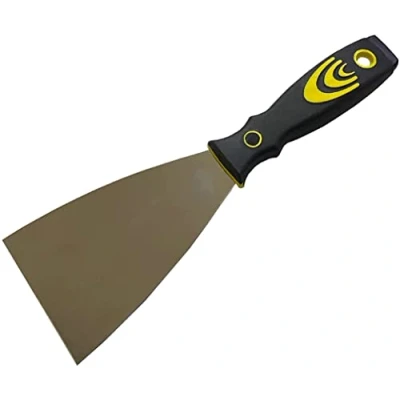 Immagine di kippen 3041S3 Spatola per Pareti con Lama Flessibile in Acciaio Inox da mm.80 e Impugnatura Bi componente