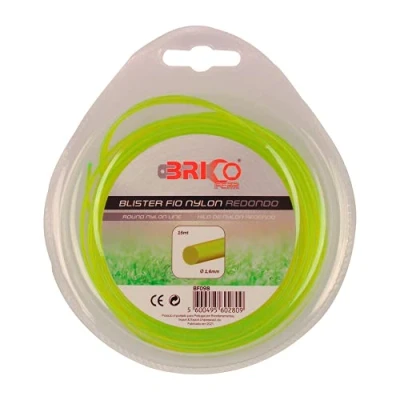 Immagine di Bricoferr BF098 Filo per decespugliatore 1,6 mm, lunghezza 15 metri, rotondo