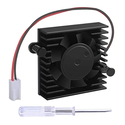 Immagine di NewHail Ventola di raffreddamento con scatola per DaHua DVR/HDCVI scheda madre DVR a 2 fili pin 5 V