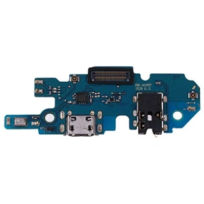 Immagine di OnlyTech Circuito connettore di ricarica compatibile con Samsung Galaxy A10 A105F, pezzo ricambio interno presa USB, microfono, antenna e jack