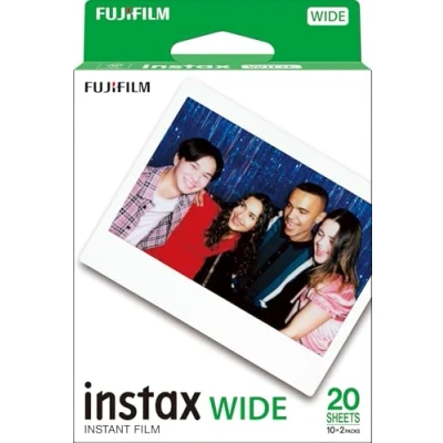 Immagine di INSTAX WIDE FILM EU 10X2/PK Confezione da 20 Foto, Bordo Bianco