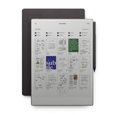 Immagine di reMarkable Paper Pro Bundle custodia a libro con motivo mosaico Display colori da 11,8 &#039;&#039; e luce di lettura Include tablet Pro, pennarello penna in