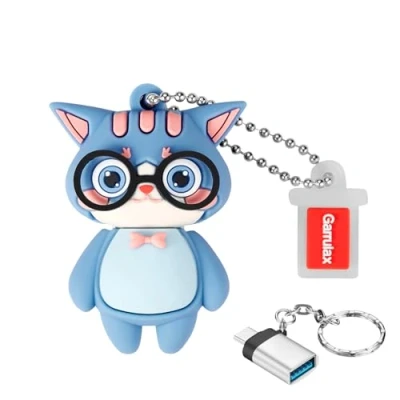 Immagine di GARRULAX USB 3.0 Flash Drive, Impermeabile Silicone Ad Alta Velocità Data Storage Drive Memory Stick Pen Disk Pendrive con OTG Tipo C Adattatore