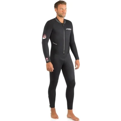 Immagine di Cressi Endurance Man Monopiece Wetsuit 3mm, Muta Uomo Monopezzo in Neoprene Bifoderato Nero, XL/5