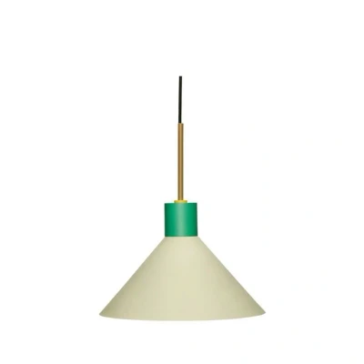 Immagine di Hübsch Lampada a sospensione Crayon, verde/verde chiaro, ferro, E27