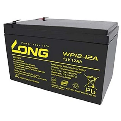 Immagine di WSB Batteria al piombo WP12 12A 12V 12Ah 4,8mm Faston Lead Acid, compatibile LC RA1212PG, RA1212PG1, Exide Powerfit S312/12S, NP12 12, FG21202, 12 WT, MP12 6 FM DZM 1 2
