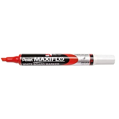 Immagine di Pentel Maxiflo Slim con punta a scalpello Red