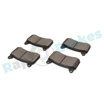 Immagine di RAP BRAKES R P1718 Kit pastiglie freno Assale anteriore con segnalatore acustico usura TESLA: Model Y, 3