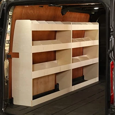 Immagine di Vanify Scaffali per Furgone FORD TRANSIT CUSTOM L2 2012+ Estantería para todo el lado del conductor