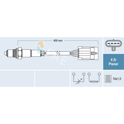 Immagine di FAE 77700 Sonda lambda DAEWOO: Kalos Hatchback