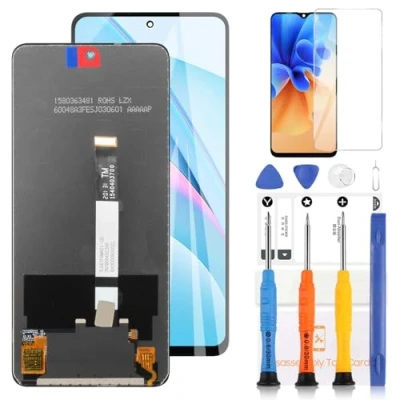 Immagine di LCD schermo per Xiaomi Mi 10T Lite 5G/Redmi Note 9 Pro 5G Sostituzione dello M2007J17G Display Touch Screen Digitizer Assembly con Strumenti (Non 5G,Nero)