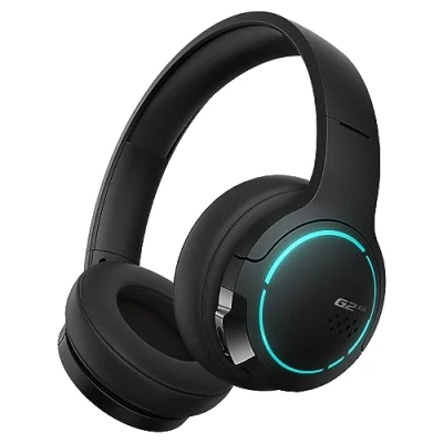 Immagine di Edifier HECATE by G2BT Cuffie da Gaming, Wireless Bluetooth 5.2 con Driver 40 mm, Over Ear Leggere Cancellazione del Rumore e Paraorecchie Morbidi, Luce RGB, Nero
