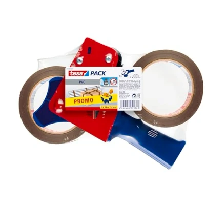 Immagine di tesa Dispenser per nastro adesivo 57108 00 01 Marrone Larghezza rotolo (max.): 50 mm Con protezione lama