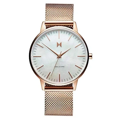 Immagine di MVMT Orologio Analogico al Quarzo da donna con cinturino in acciaio inossidabile color oro rosa D MB01 RGPL