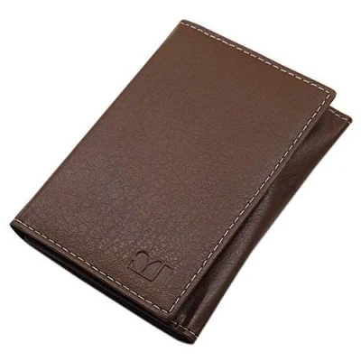 Immagine di Porta carte d&#039;identità e di credito pelle bufalo MJ Design Germany in 3 diversi colori (Marrone)