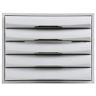 Immagine di Exacompta 222040D Cassettiere, Grigio Chiaro, 38.7 x 28.4 21.8