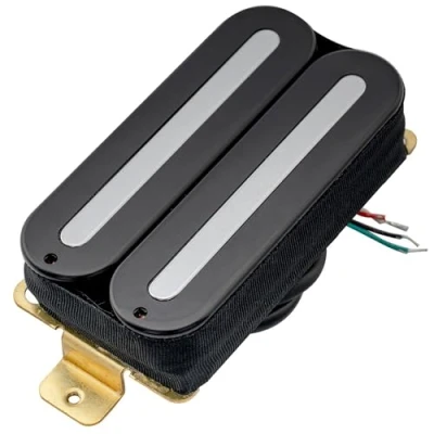 Immagine di Artec HXTN Super Power Dual Hot Rail Ceramico Pick Up Humbucker Manico 8,4K per Chitarra Elettrica, Nero