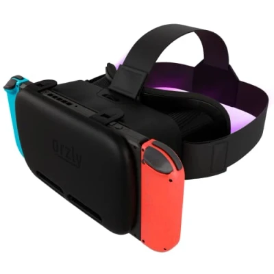 Immagine di Orzly occhiali 3d vr per Nintendo Switch e New Console OLED Realtà Virtuale Accessori i giochi edizione confezione regalo