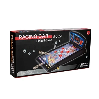 Immagine di I TOTAL® Pinball Space Galaxy. Game Flipper Spazio e Macchine. Gioco per Bambini Adulti Display Vintage retrò, 42 x 15 x17 cm