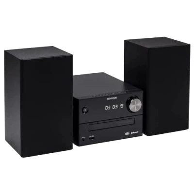 Immagine di KENWOOD, Sistema HiFi Stereo M 420DAB, con Sintonizzatore DAB+ e FM RDS, Bluetooth per Audio Streaming V5.0 (A2DP), Lettore CD Riproduzione MP3 (Incluse Funzioni Shuffle/Repeat), Black