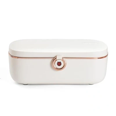 Immagine di Bella Epoca: Scaldavivande elettrico Portatile un Porta pranzo riscaldabile Elegante. Lunch box con 2 Scomparti e Contenitore termico in Acciaio inox (Lonchera Electrica 1L/45W)