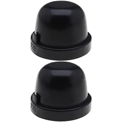 Immagine di ECSiNG 2 pezzi parapolvere per faro LED auto 70 mm diametro interno custodia protezione guscio in gomma tappi di tenuta copertura lampada allo xeno HID