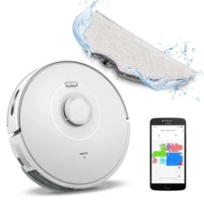 Immagine di MEDION Robot Aspirapolvere lava pavimenti con mappatura X10 SW (2700Pa, 2 in 1, Zone Go &amp; No Go, Più Piani)