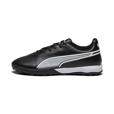 Immagine di Puma KING Match TT Scarpe da calcetto con tacchetti, Uomo, Taglia: 40.5, Black/white Finta pelle di alta qualità