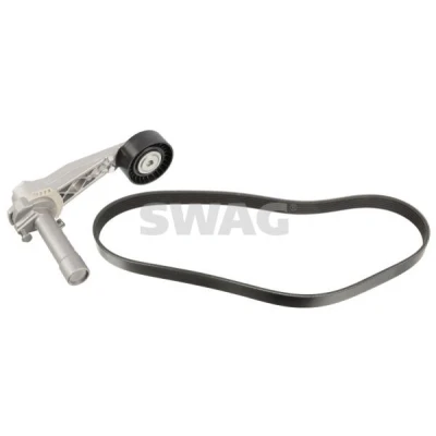 Immagine di SWAG 64 10 7427 Kit cinghie Poly V con tenditore PEUGEOT: 208 I Hatchback, 308 SW 2, 508 SW, CITROËN: DS5 DS3 C4 Picasso 2