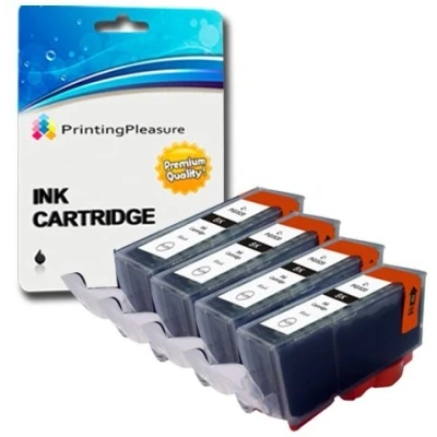 Immagine di 4 NERO Cartucce d&#039;inchiostro compatibili per Canon Pixma MG5750 MG5751 MG6850 MG6851 MG7750 TS5050 TS6050 MG5752 MG5753 MG6852 MG6853 TS5051 TS5053 TS6051 TS6052 PGI 570PGBK XL