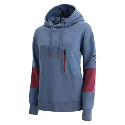 Immagine di Macron Athleisure SCC ADUA Light Stretch Hoody LAVIO/LBRD Wmn, Felpa Donna, Celeste, XL