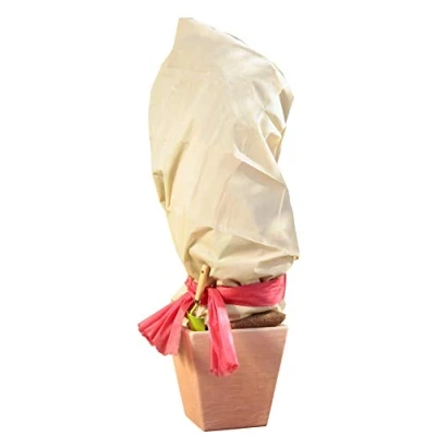 Immagine di Windhager Superprotect Pile Invernale, Colore: Beige 06722 Termico da Giardino, Protezione antigelo per Alberi e Piante, 1,5 x 3 m, 70 g, 1.5 m